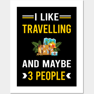 3 People Travelling Travel Traveling Vacation Holiday Posters and Art